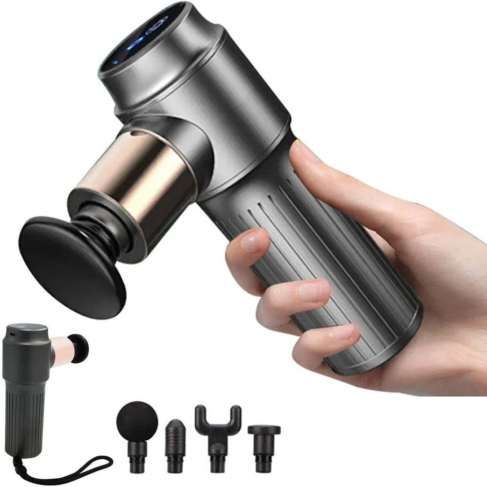 

Mini Electric Muscle Massage Gun Pocket Neck Muscle Massager Pain Therapy For Body Massage Relaxation Pain Relief