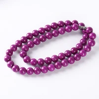 koraba natural diy jewelry making beads sugilite stone strand purple round 10mm