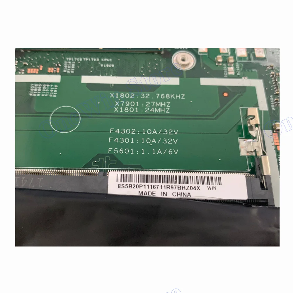 5B20P11167 процессор DDR4 I5-7200 4G RAM ноутбук интегрированные Материнские платы НК 15277-2N мб
