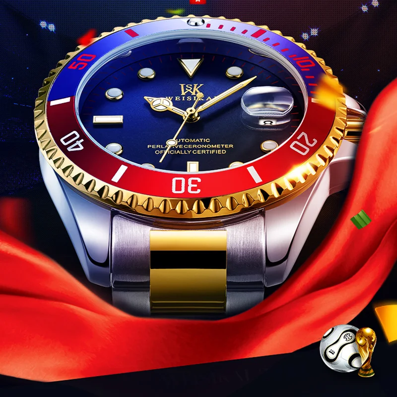 WEISIKAI высокое качество роскошные дизайнерские часы для мужчин Лидирующий бренд