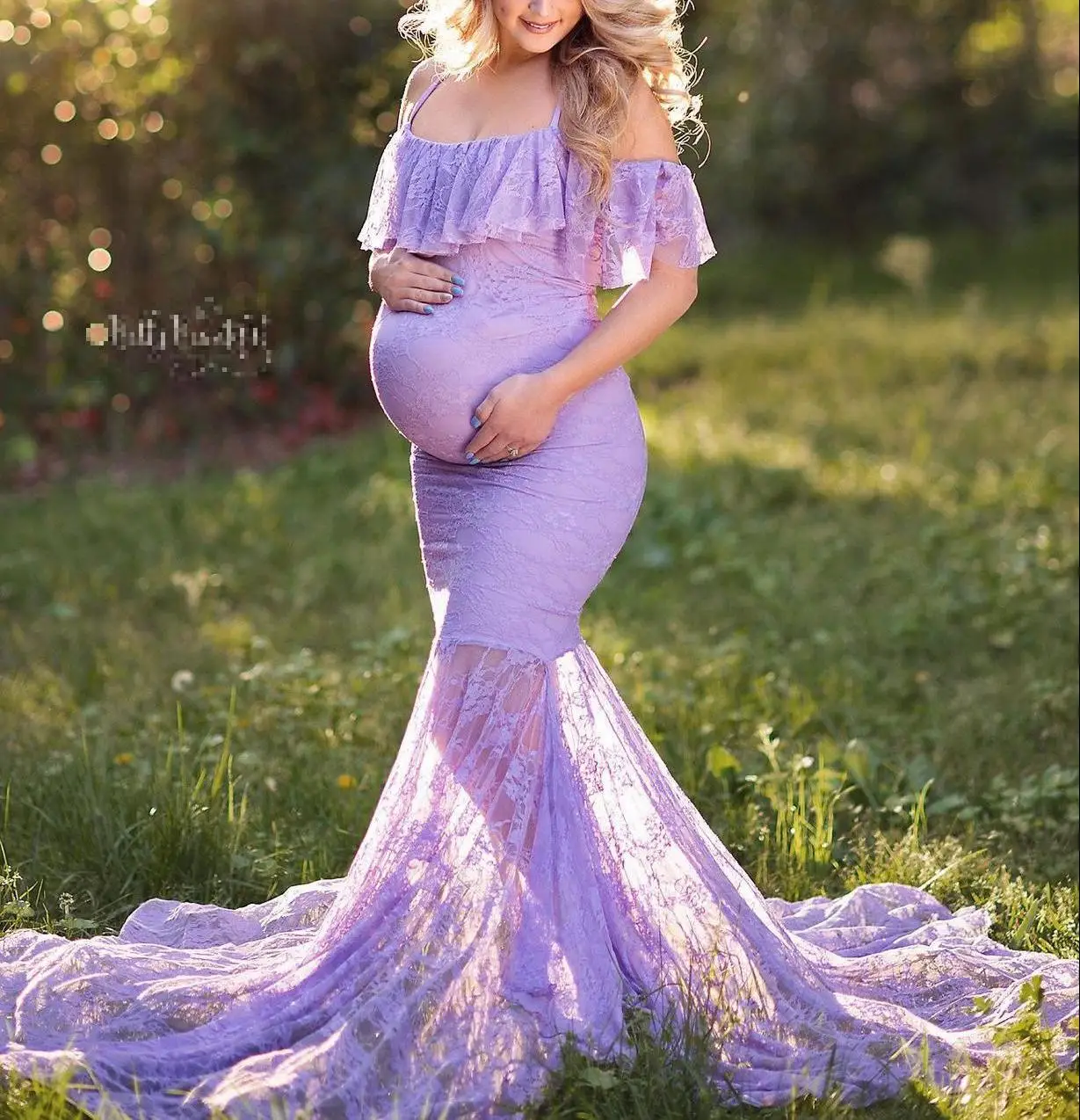 Платье для беременных фотосессии кружевное платье женская одежда макси женское