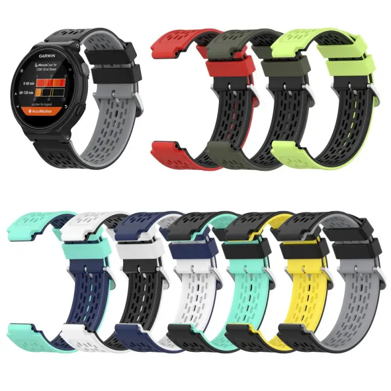 Универсальный ремешок для наручных часов Garmin Forerunner220 230 235 620 630 735 мягкий телефона +
