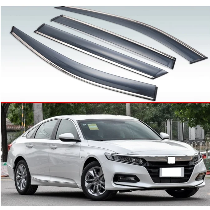 Для Honda Accord MK10 2018 2019 пластиковый внешний козырек вентиляционные оттенки окно