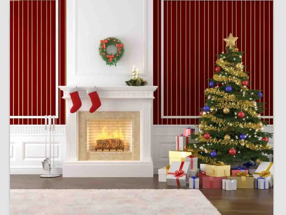 

SHENGYONGBAO Art Fabric Photography Prop Christmas day theme Photo Studio Background HC19046-2611