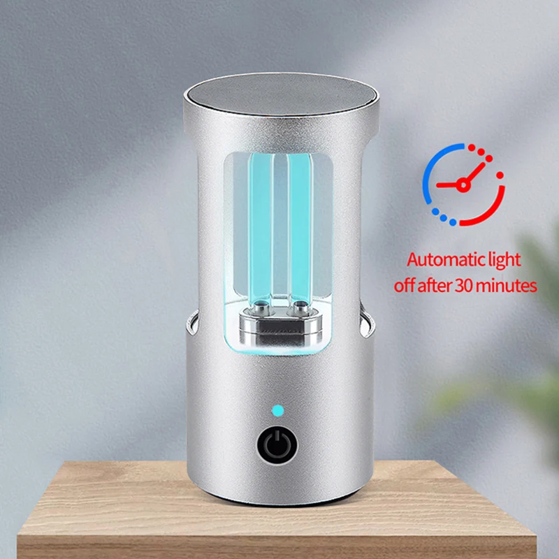 Портативный УФ лампа USB Перезаряжаемые ультрафиолетовый светильник трубка озона