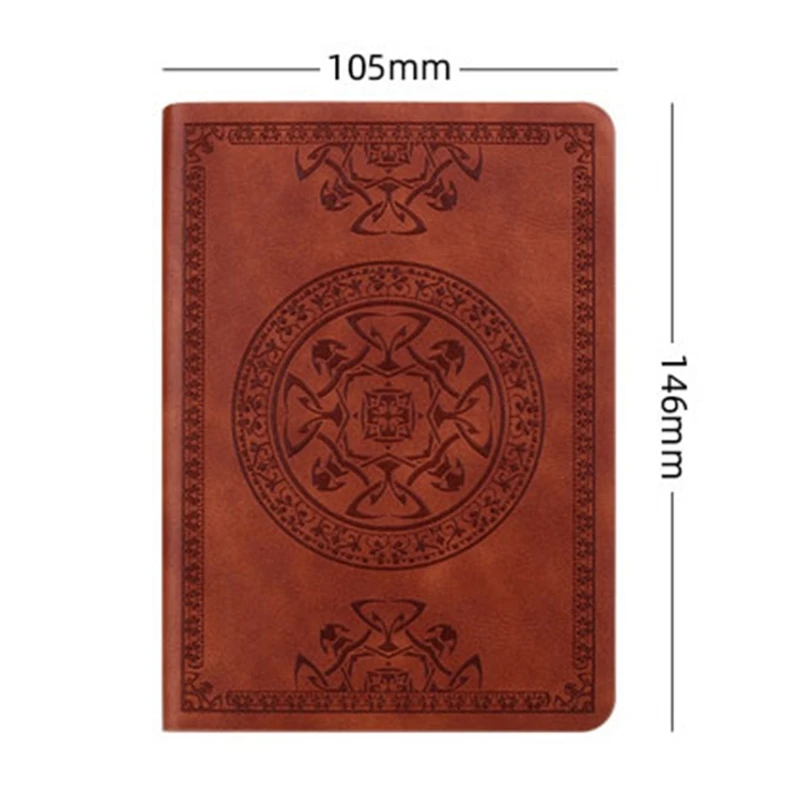 

Portable Vintage PU Leather Notebook Diary Notepad Stationery Supply