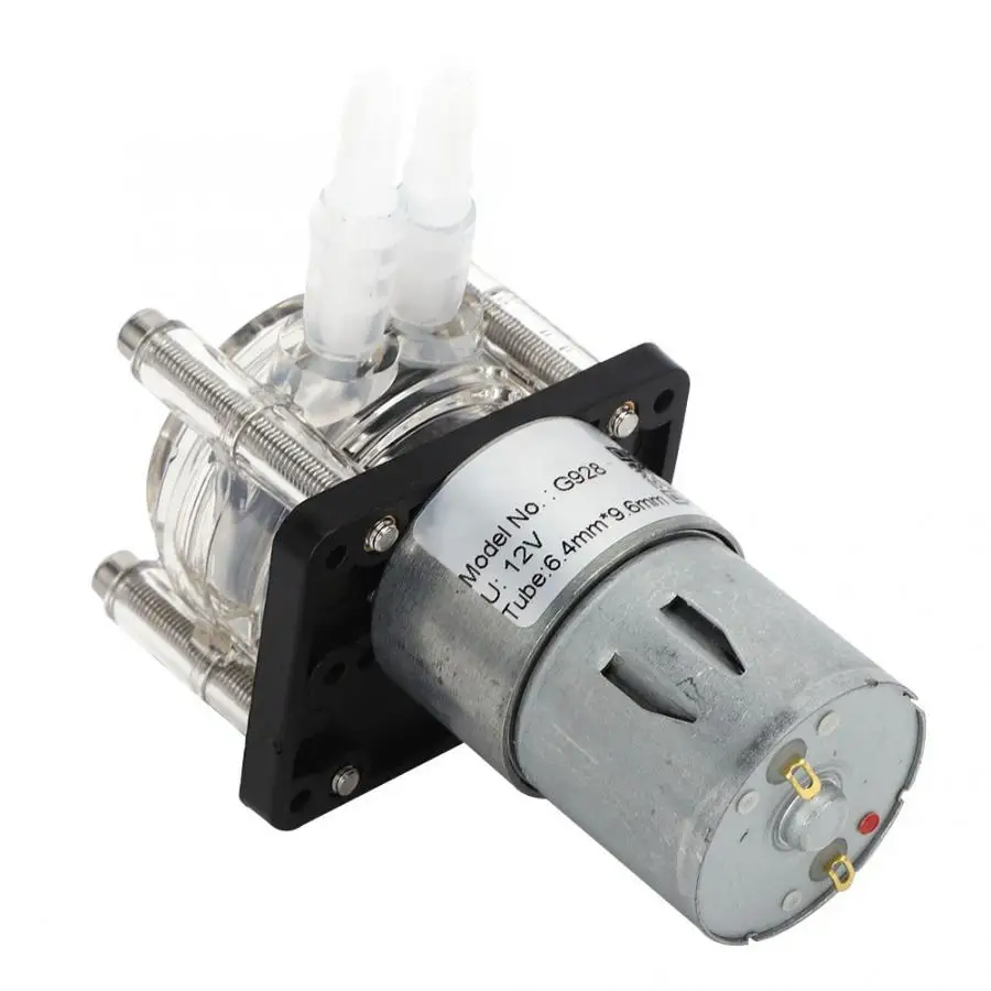 Перистальтический насос постоянного тока 12 В/24 В 500 мл/мин. двигатель с щеточным