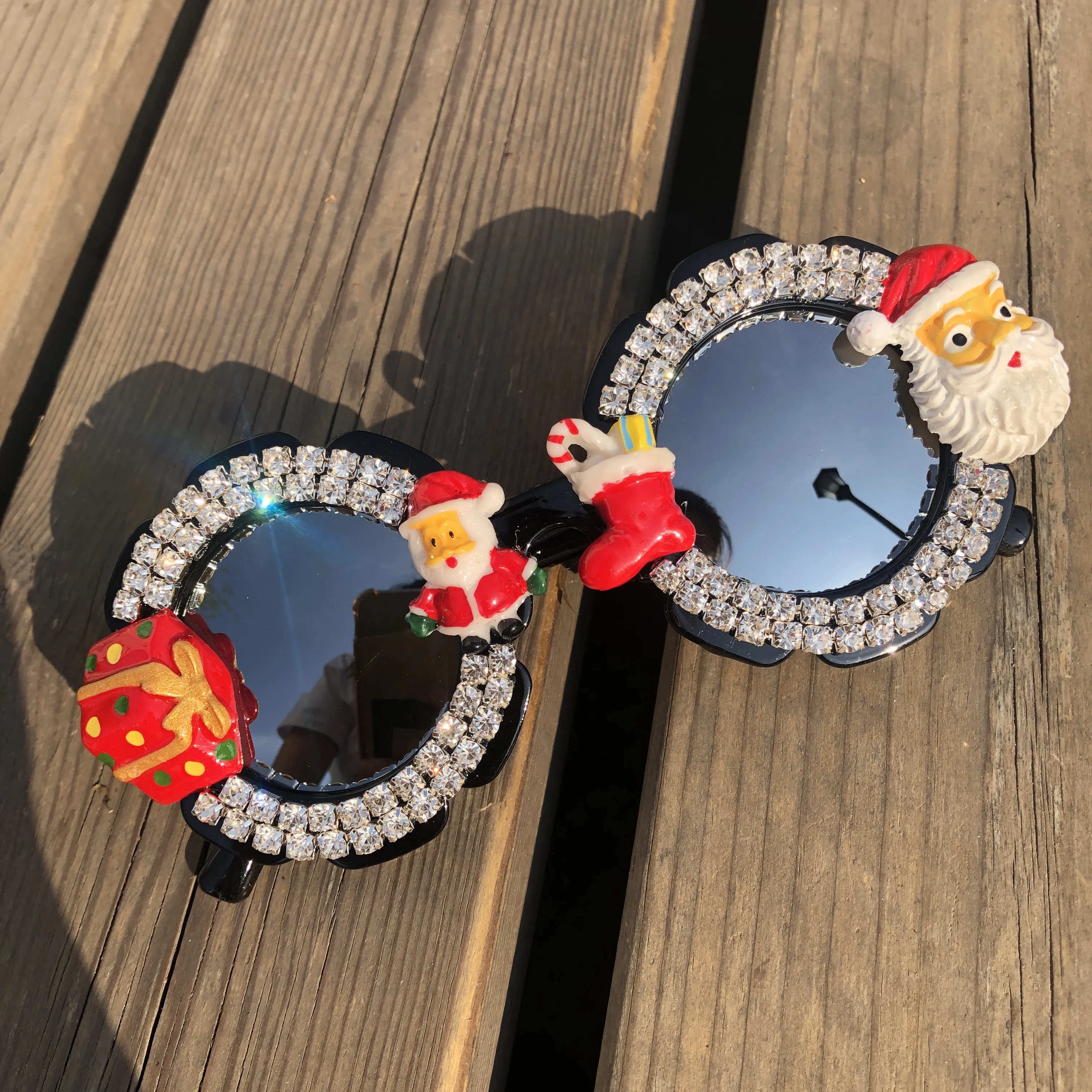 Рождественские детские солнцезащитные очки с изображением героев мультфильмов