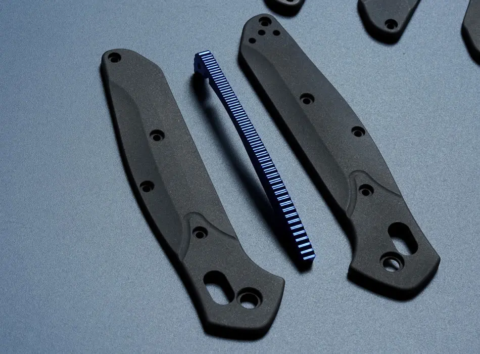 

1 Pair DIY Titanium Alloy Handle Scales, 1 Piece Back Spacer for Benchmade 940