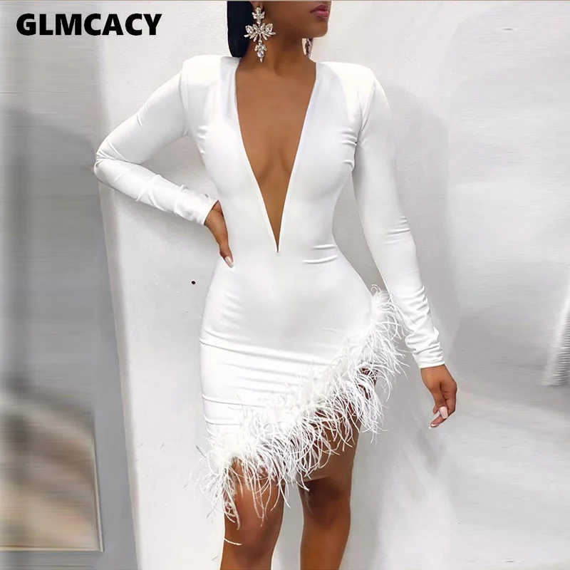 Женское сексуальное платье с глубоким v образным вырезом Сетчатое облегающее