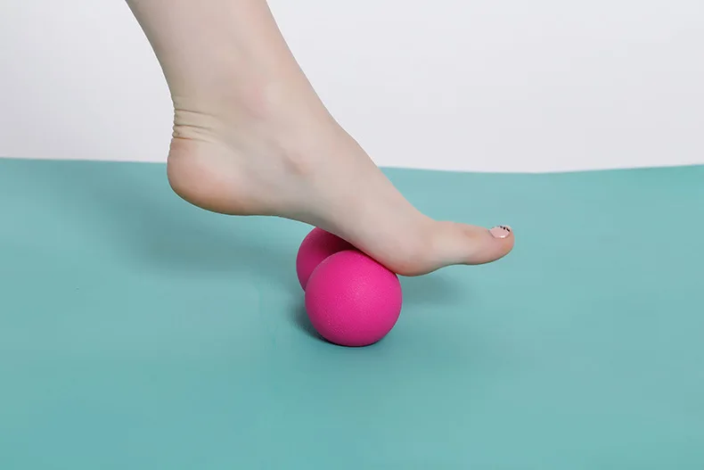 Арахисовый Массажный мяч Шипованная точка триггера рельефная мышца боль Стресс