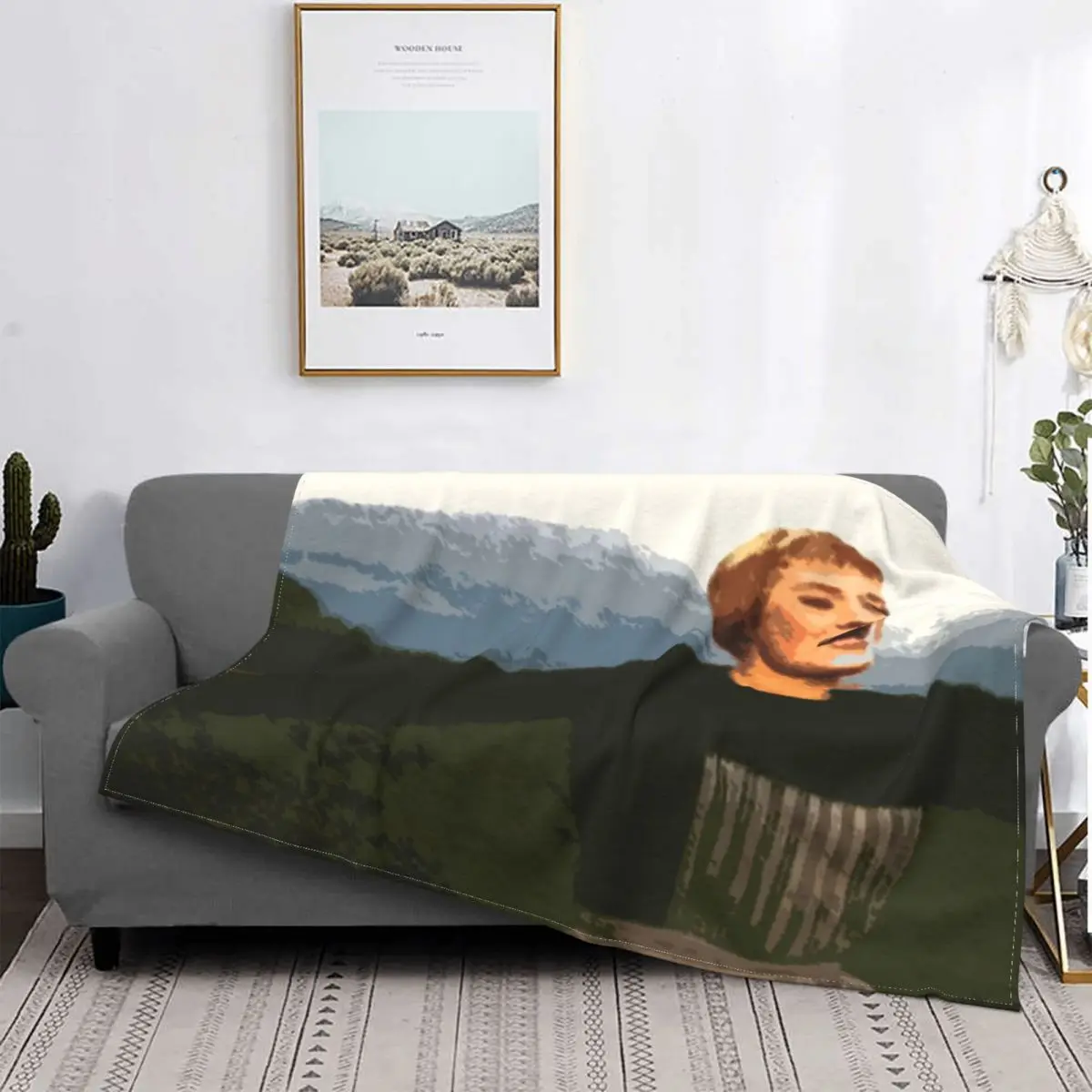 

Manta a cuadros para cama, colcha de playa, sofa, manta de verano