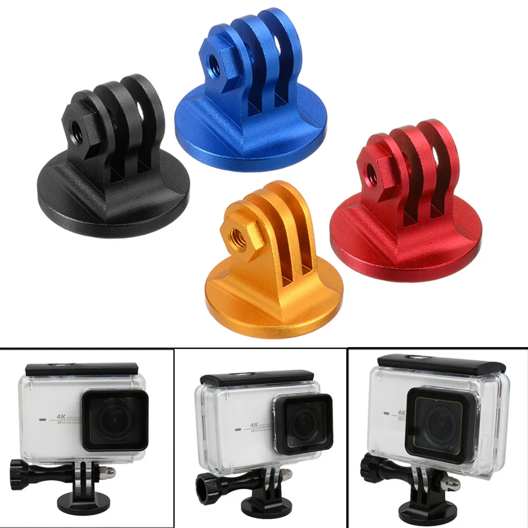 Для Gopro аксессуары CNC алюминиевый сплав крепление адаптер 4 вида цветов штатив