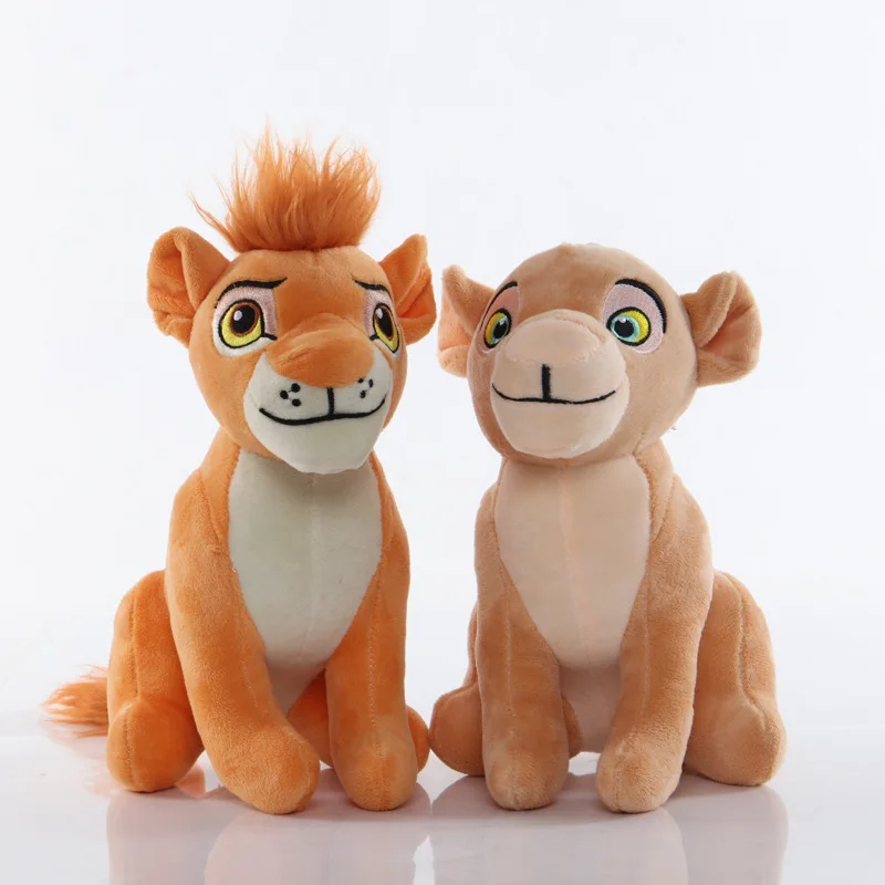 

Disney 2pcs/lot 13-23cm The Lion King Plush Toys Simba Nala Soft Stuffed Toy Pendant Animals Doll Kids Children Birthday Gifts