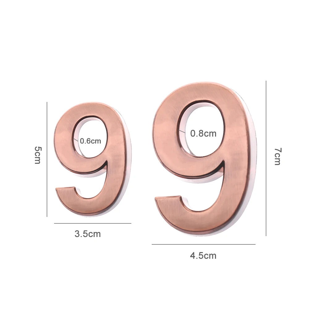 Водонепроницаемый самоклеящийся дверной знак из АБС-пластика 1 шт. | Дом и сад
