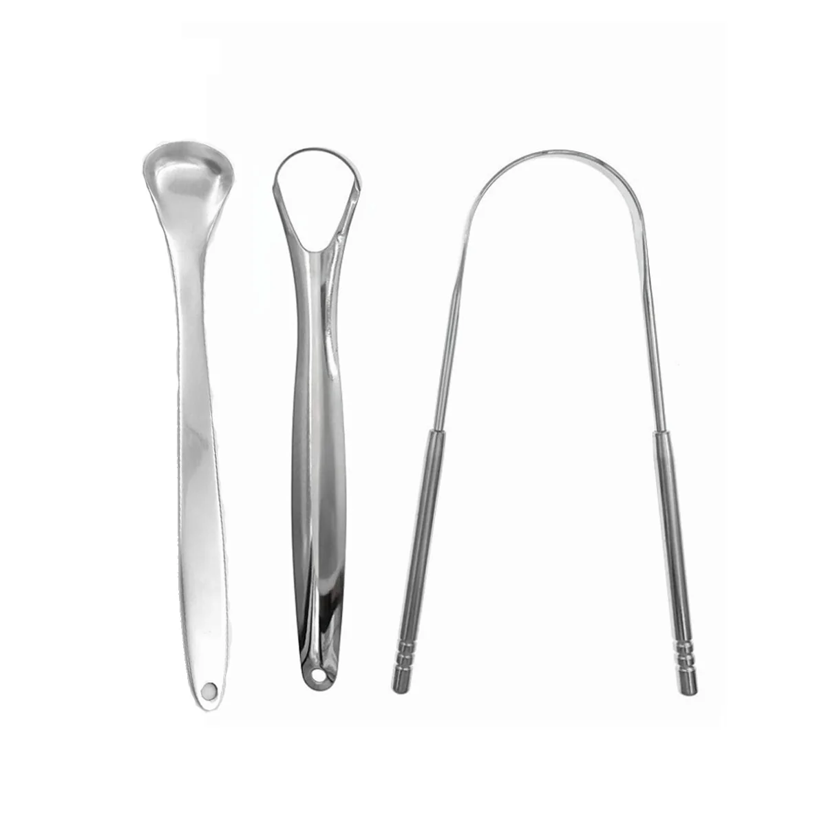 Скребок для языка из нержавеющей стали