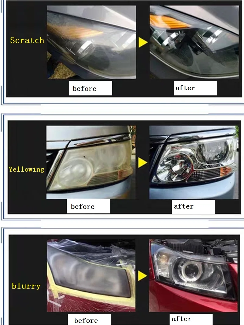 Автомобильная полировка фары автомобиля 800G автомобильное стекло без царапин