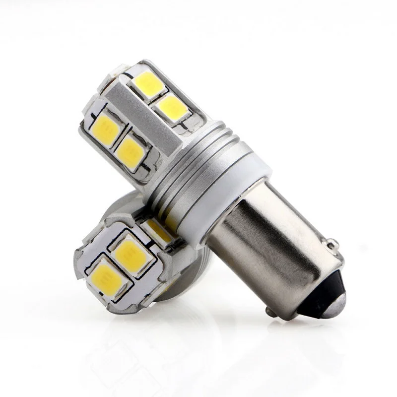 

2 шт. белый BAY9S H21W led Canbus BA9s BAX9s T4 H6W led 12В 24В для автомобиля задние фонари или парковочные огни, номерные знаки