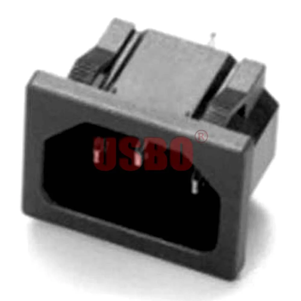 Универсальная черная розетка переменного тока 10 А 250 В с тремя контактами|power