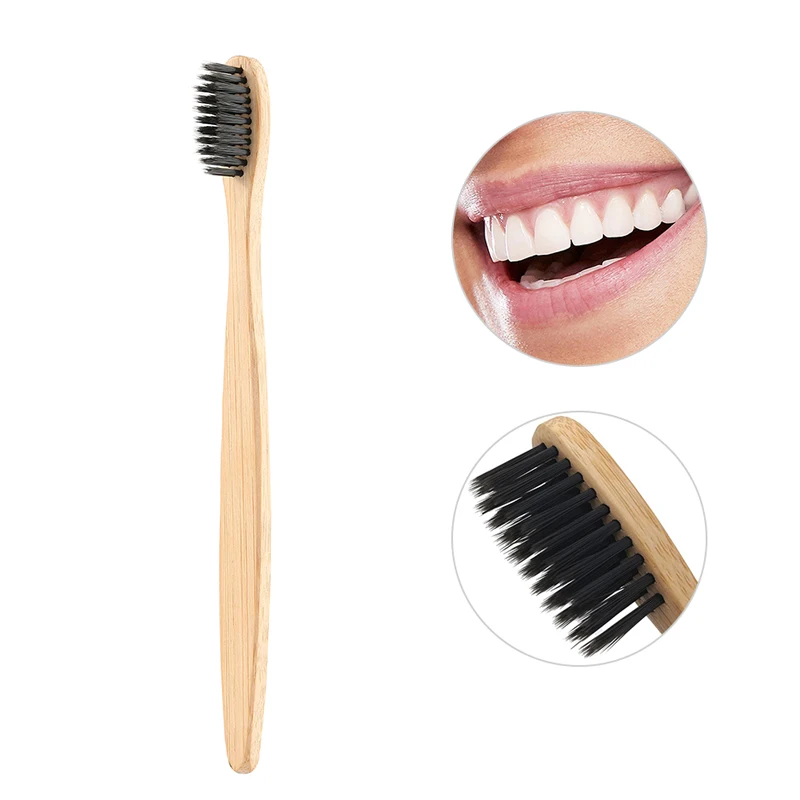 

10pcs Natural Bamboo Handle Toothbrush Rainbow Colorful Soft Bristles Teeth Whitening Tooth Brush Bamboo Toothbrush Oral Care