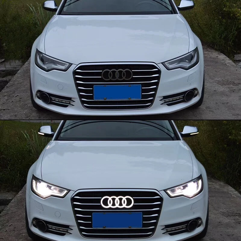Светодиодный динамический поворота зеркало заднего вида мигалка для Audi A6 C7 C7.5 4G RS6 Sline S6 сигнальный светильник 2013 углеродное волокно тюнинга