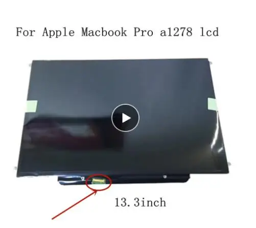 ЖК-панель с внешним фронтальным стеклом для замены Macbook Pro 13 3 '&#x27A1278 дисплей