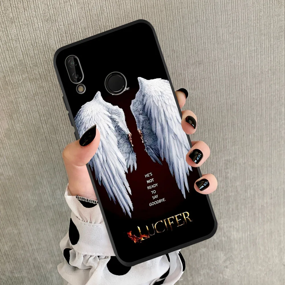 2020 American TV Lucifer phone Case black cover For Huawei P40 Lite Pro P20 P30 P8 P10 Mate 20 30 | Мобильные телефоны и