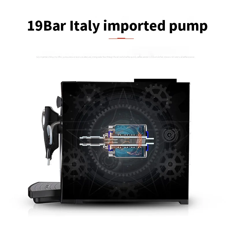 

220V expresso coffee machine automatic commercial pump-type 2-in-1 grinder milk foam maker coffee makers electric CLT-Q003 hot