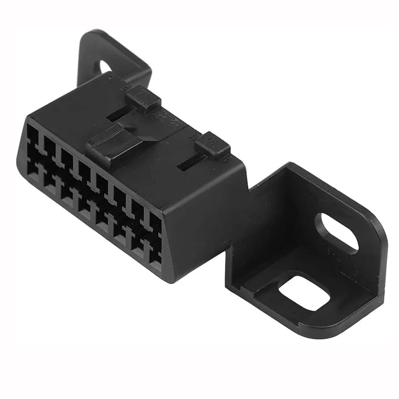 10 шт./лот 16 контактный гнездовой разъем obd2 OBD 2 угловой женские Проводные розетки
