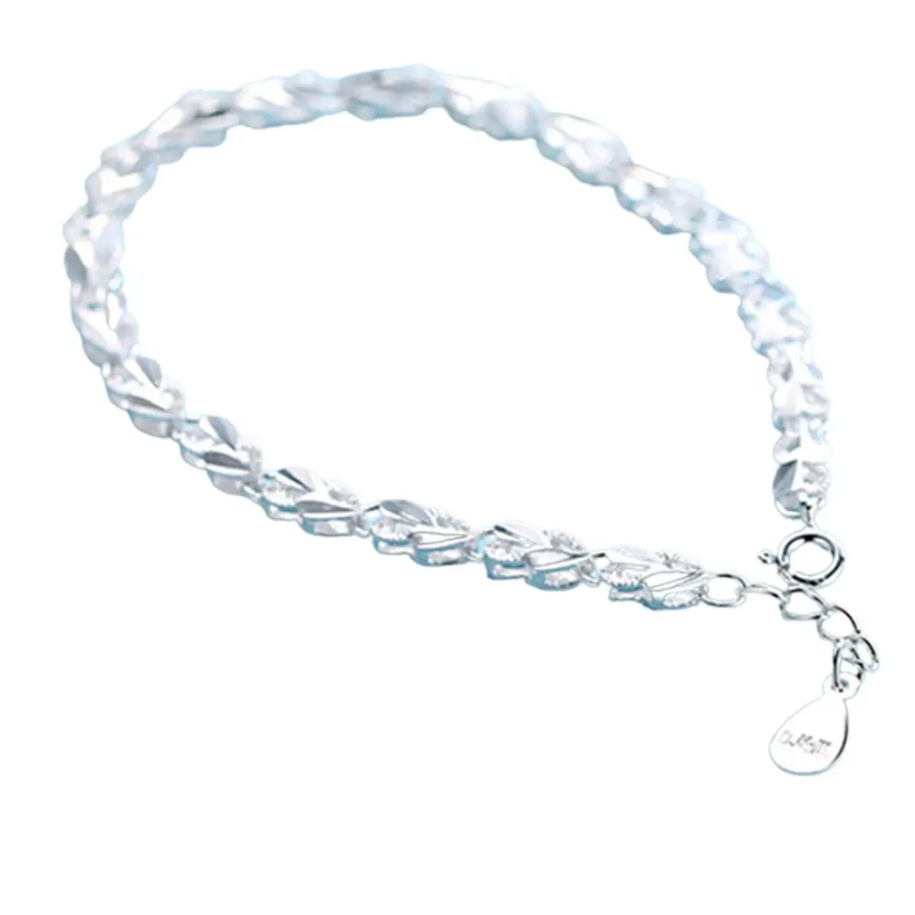 

925 Sterling Silver X Bracelets Zircon Charm Bracelets For Women Linked Bracelets Accessories Jewelry Bracelets Heart Shaped