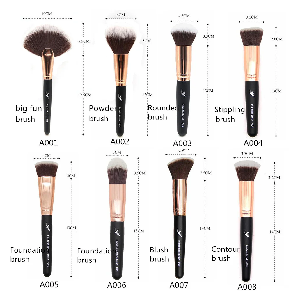 SANIYE 1 шт. Большой Мягкий макияж Румяна Пудра для лица основа макияжа кисть