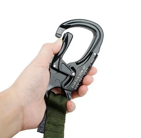 

Outdoor Sports Tactics Metal D-type Quick Release Decorative Rope Buckle
