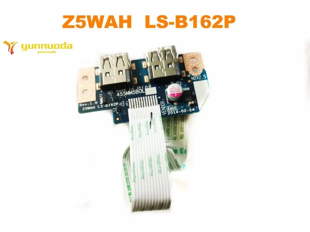 Оригинальная USB-плата для Acer для Aspire e5-571, звуковая плата Z5WAH, проверенная, хорошая Бесплатная доставка