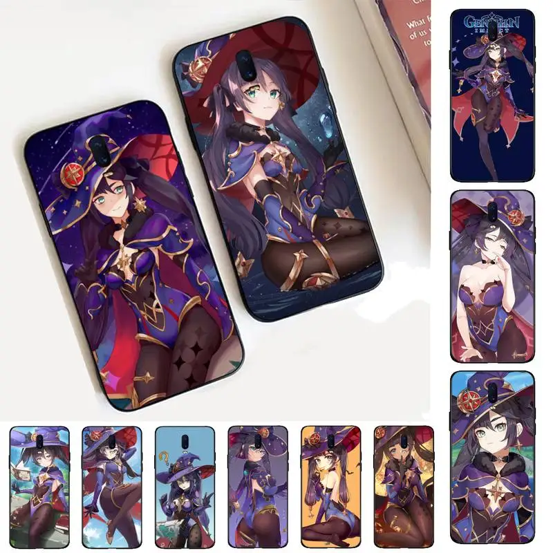 

Yinuoda Genshin Impact Mona Phone Case for Vivo Y91C Y11 17 19 17 67 81 Oppo A9 2020 Realme c3
