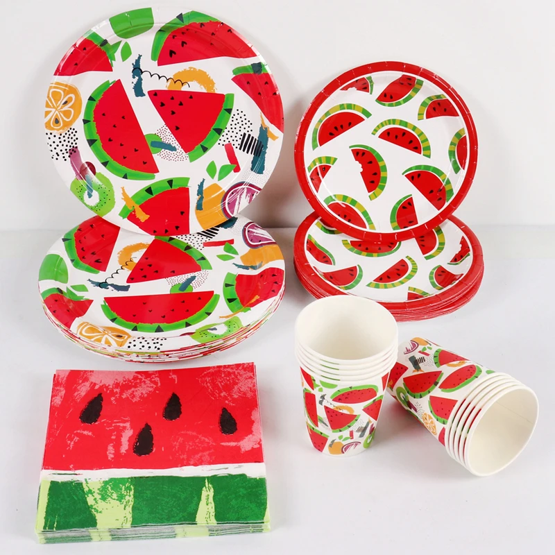 Украшение для вечевечерние на тему летнего арбуза баннер в форме дыни товары