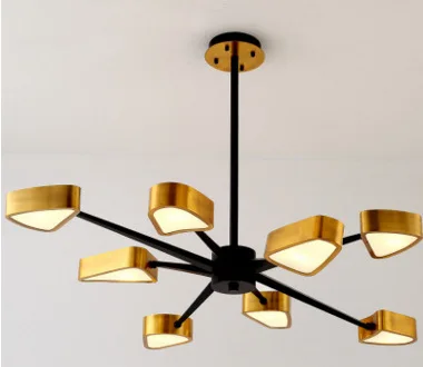 

Nordic gold living room lamp creative post modern small family living room bedroom model room personality minority fashion