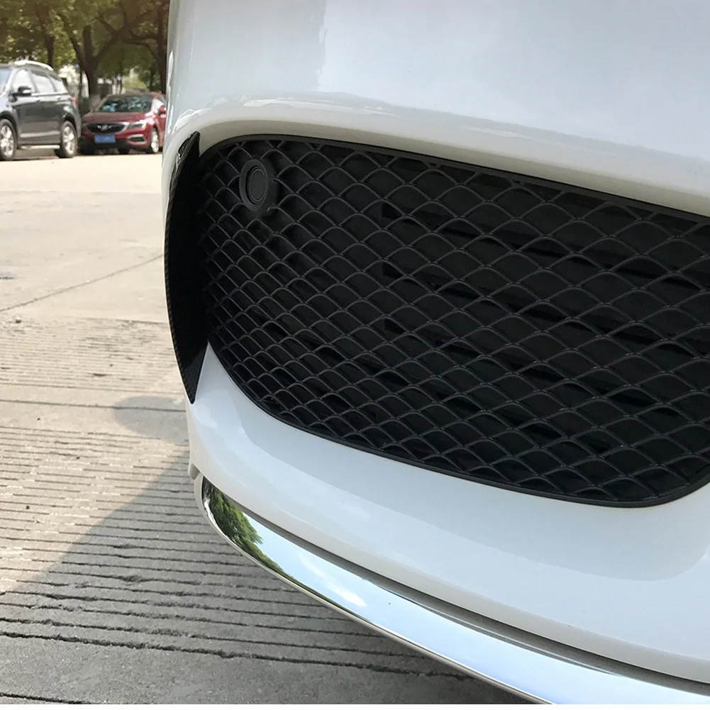 Для Mercedes Benz C Class W205 Sport C180 C200 C250 C300 C400- автомобильные аксессуары для кузова переднего бампера Накладка для губ наклейка