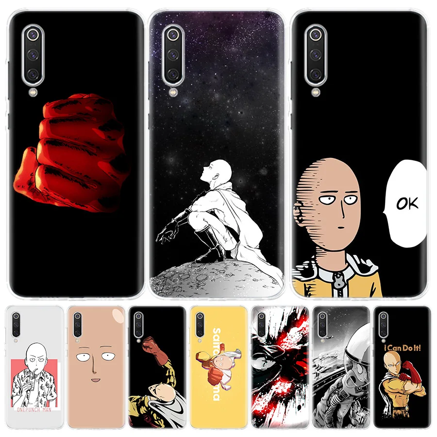 Чехол для телефона с аниме One Punch Man Xiaomi Poco X3 NFC X4 M3 M4 Pro M2 F3 F2 F1 Mi Note 10 Lite A1 A2 A3 CC9E GT |