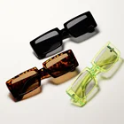 Очки солнцезащитные женские квадратные в стиле ретро, модные брендовые дизайнерские зеркальные солнечные очки конфетных цветов в маленькой оправе, для путешествий