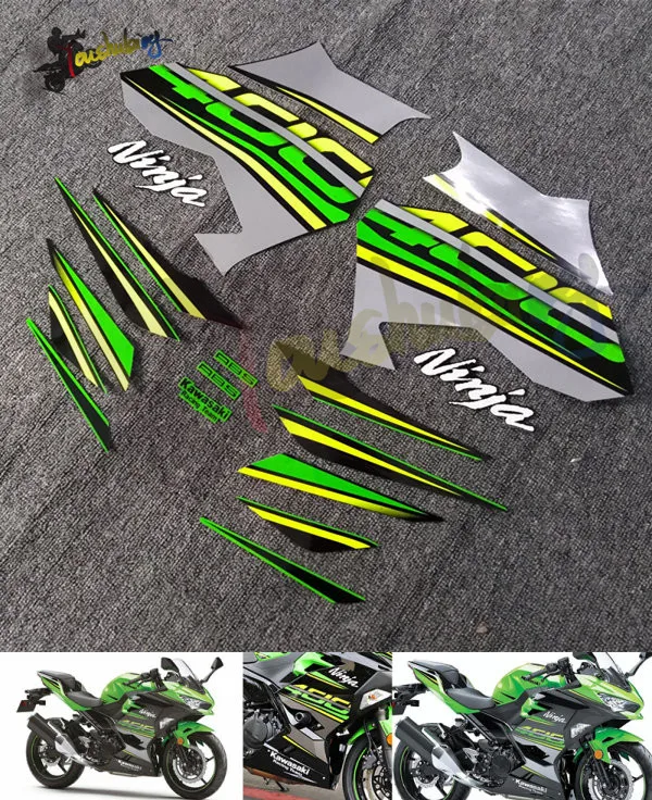 Наклейка протектор для мотоцикла ninja400 20 лет|Наклейки и стикеры| |