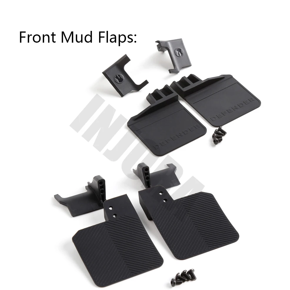 Брызговики резиновые передние и задние TRX4 для радиоуправляемого гусеничного