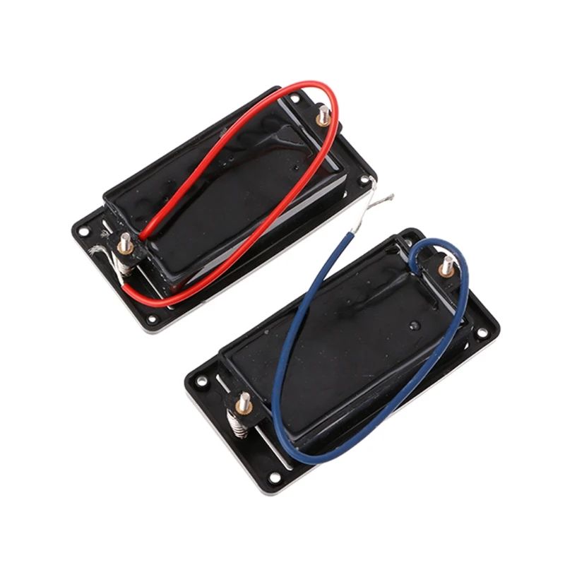 

Guitar Pickup Humbucker Neck Bridge With Frame For LP Black 6String