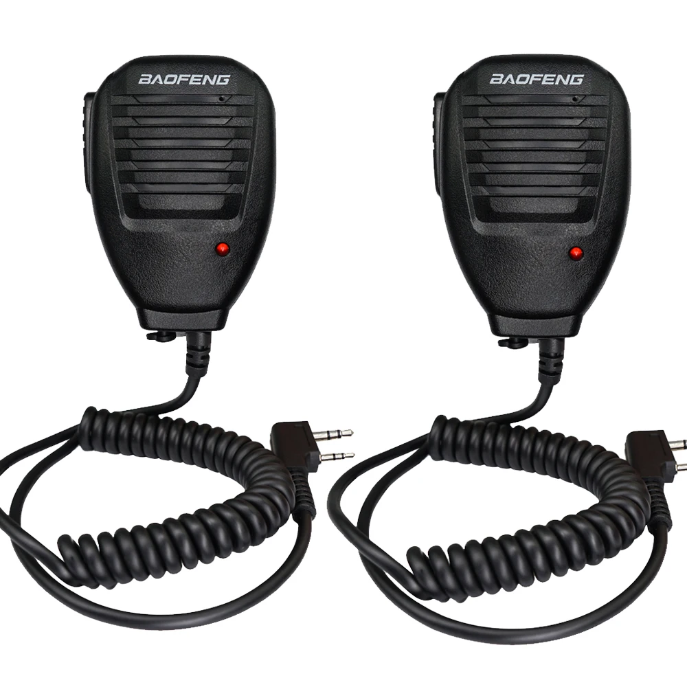 

Walkie Talkie Baofeng Handheld PPT Speaker Microphone for UV5R UV 82 UV5RE UV5RA BF888S CB Radio Accessories HF Transceiver Mic