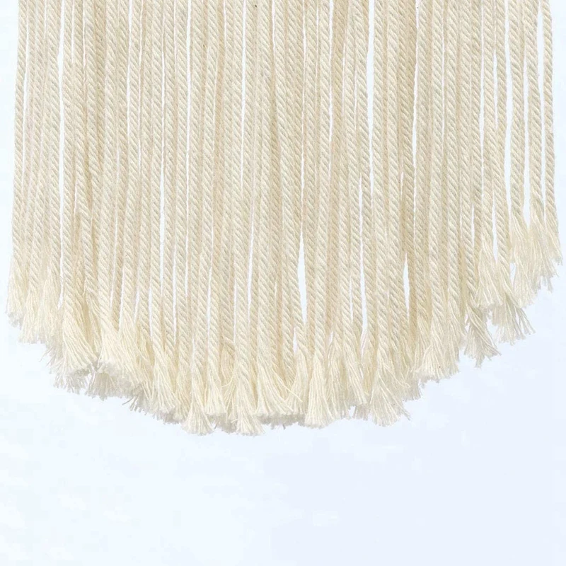 

2 Pieces Macrame Wall Hanging Woven Tapestry Decoration Bohemian Home Geometric Art Decor for Apartment(No Hooks)