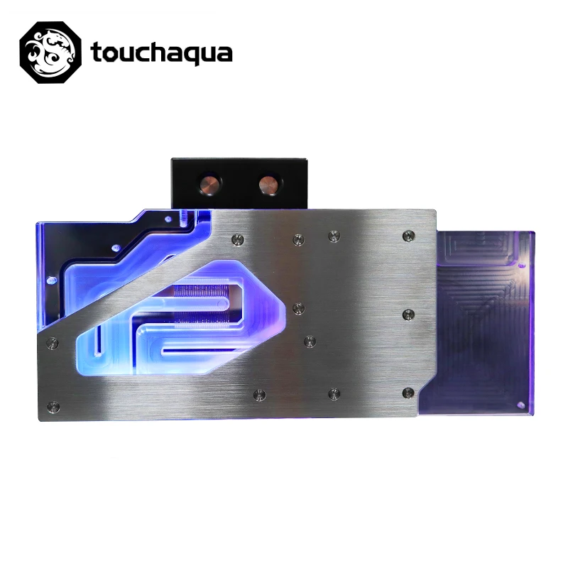 Водной блок Bitspower Touchaqua VGA для ASUS ROG Strix Geforce RTX 2080 Ti OC Edition 11 Гб/Super 8 Гб GDDR6 карта с