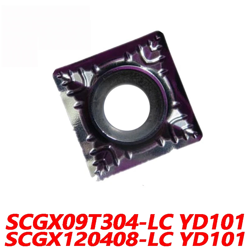 

100% Original SCGX SCGX09T304-LC YD101 SCGX120408-LC 10pcs Carbide blade 09T304 CNC lathe blade Efficient and durable 120408