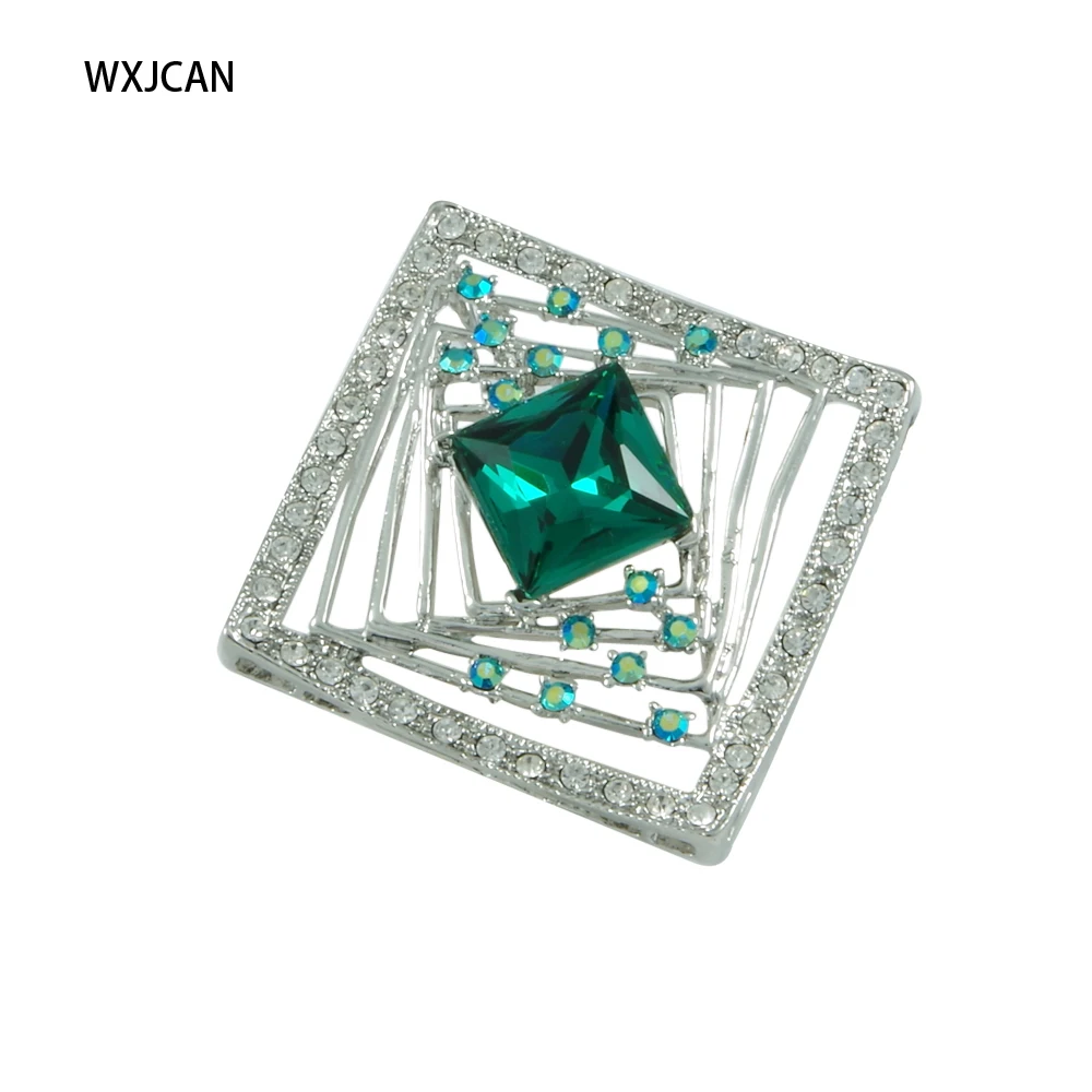 WXJCAN винтажные Броши с крупными частицами циркона женский кулон двойного