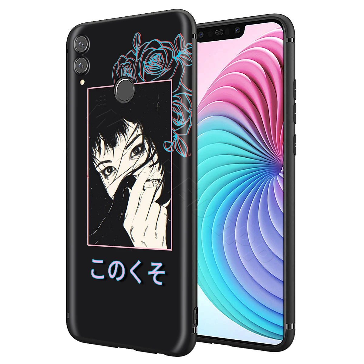 Webbedepp Sad аниме Vaporwave эстетическое чехол для Huawei P8 P9 P10 P20 P30 Lite Pro P Smart Z Mini