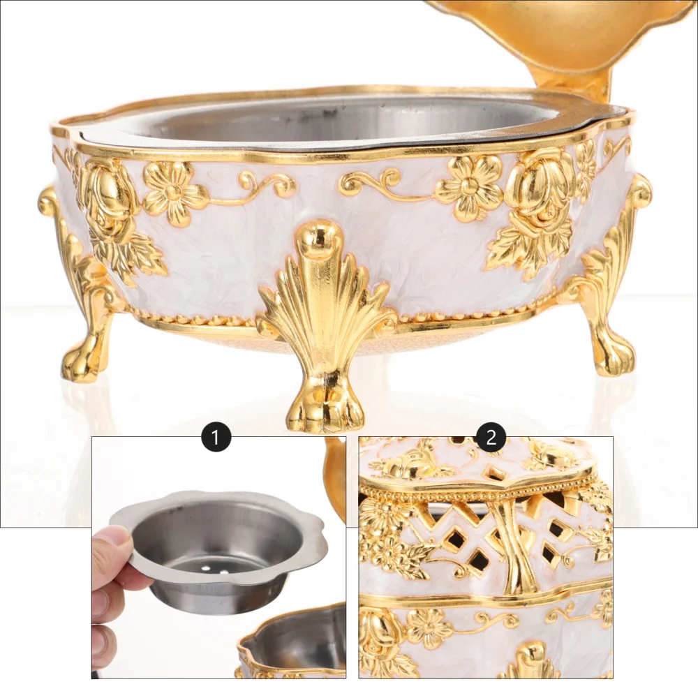 

1Pc Metal Censer Incense Burner Ornament Retro Aroma Stove Censer Ornament