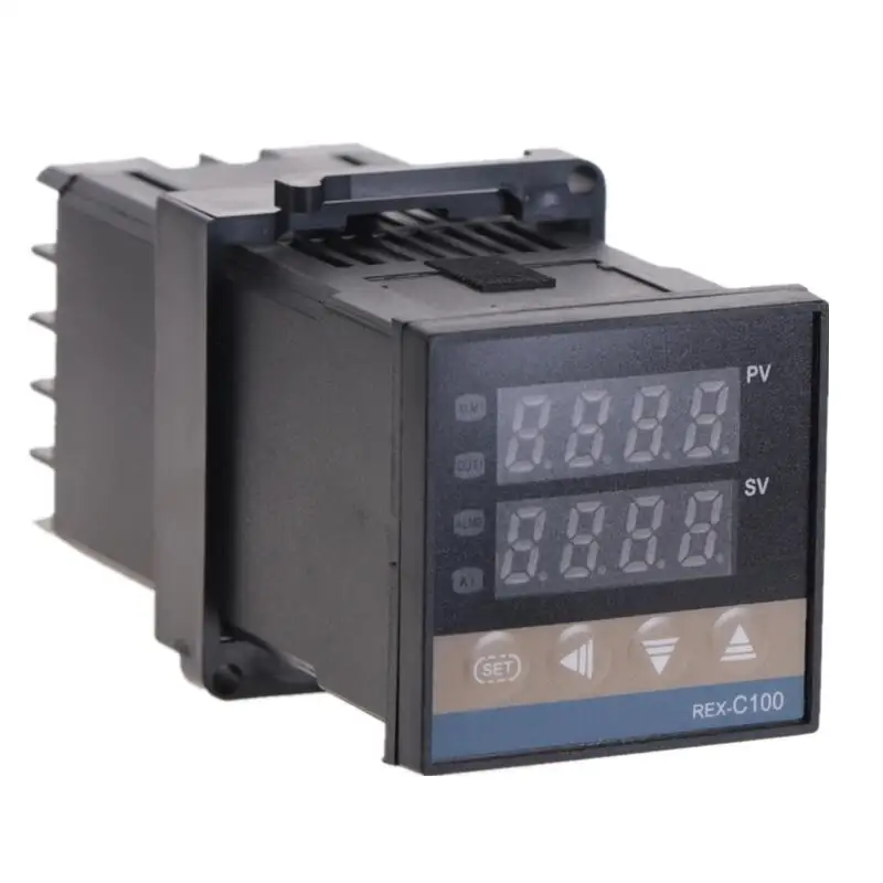 100 240VAC PID REX C100 Температура контроллер диапазон от 0 до 900C SSR40A K регулятор
